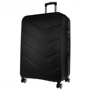 Pierre Cardin 54cm CABIN Hard Shell Case Hard Shell Cases Travel Svarta | DTWUEQ082
