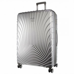 Pierre Cardin 54cm CABIN Hard Shell Case Hard Shell Cases Travel Silver | JLHVRZ468