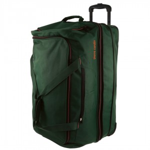 Pierre Cardin 72cm Medium Soft Trolley Case Soft Shell Cases Travel Gröna | PGNRUW467