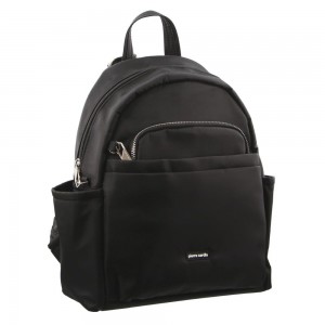 Pierre Cardin Anti-Theft Backpack Reseryggsäck Travel Svarta | XGUTKE842