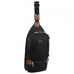 Pierre Cardin Anti-Theft Cross Body Bag Anti-Theft Range Travel Svarta | HYXUTK329