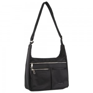 Pierre Cardin Anti-Theft Cross Body Bag Anti-Theft Range Dam Svarta | QTVUYO267