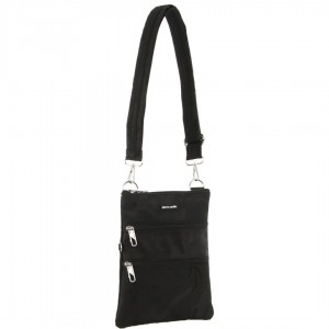 Pierre Cardin Anti-Theft Cross Body Bag Anti-Theft Range Dam Svarta Camo | YVPJMQ864