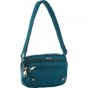 Pierre Cardin Anti-Theft Cross Body Bag Anti-Theft Range Travel Turkos | NJOKFQ345