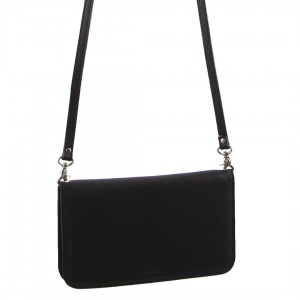 Pierre Cardin Genuine Leather Clutch Wallet Bag Clutch Dam Svarta | HYOBVC281