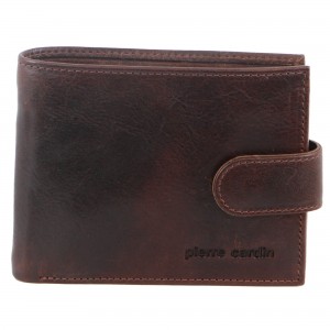 Pierre Cardin Italian Leather Tab Wallet Tab Wallets Herr Choklad | ASDVQC437