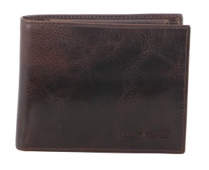 Pierre Cardin Italian Leather Wallet Card Holder Korthållare Herr Choklad | HIRDOY280