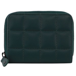Pierre Cardin Italian Pleated Leather Press Stud Wallet Dragkedja Runt Plånbok Dam Zirkon | FYCWSG241