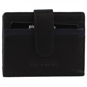 Pierre Cardin Leather Bi-Fold Card Holder Wallet Tab Wallets Herr Svarta | RMITGW653
