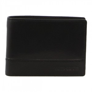 Pierre Cardin Leather Bi-Fold Wallet Bi-Fold Wallets Herr Svarta | EIRVWF238