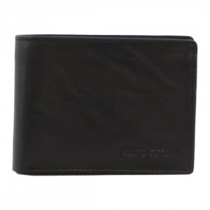 Pierre Cardin Leather Bi-Fold Wallet Bi-Fold Wallets Herr Svarta | YOIJDL034