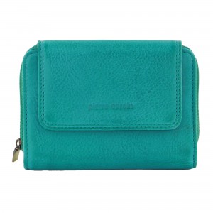 Pierre Cardin Leather Compact Bi-Fold Tab Wallet Bi-Fold Wallets Dam Turkos | RUKYSJ628