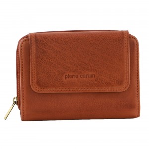 Pierre Cardin Leather Compact Bi-Fold Tab Wallet Bi-Fold Wallets Dam Bruna | JRCMKY182