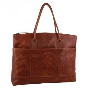 Pierre Cardin Leather Computer Bag Business Computer Bags Herr Bruna | PQLDKA720