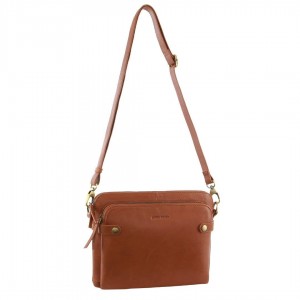 Pierre Cardin Leather Crossbody Bag Clutch Dam Bruna | WMLTFZ309