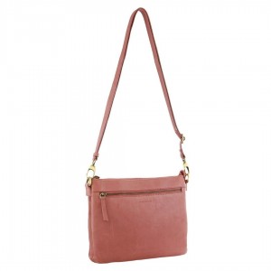 Pierre Cardin Leather Crossbody Bag Crossbody Väska Dam Marsala | STEGYM519