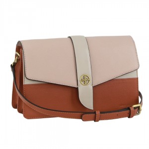 Pierre Cardin Leather Crossbody Clutch Bag Clutch Dam Beige | GKJDVI794