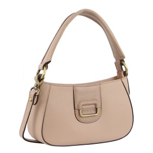 Pierre Cardin Leather Flap Over Bag Crossbody Väska Dam Beige | TOCSYJ861