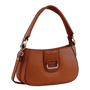 Pierre Cardin Leather Flap Over Bag Crossbody Väska Dam Bruna | PALREO274