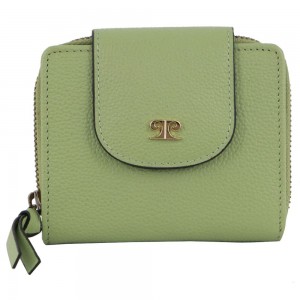 Pierre Cardin Leather Tab Bi-Fold Wallet Bi-Fold Wallets Dam Jade | LGWYRQ904