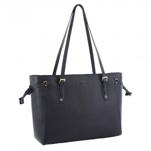 Pierre Cardin Leather Tote Bag Crossbody Väska Dam Marinblå | KTCNRA426