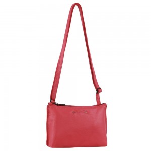 Pierre Cardin Leather Trendy Cross-Body Bag Crossbody Väska Dam Rosa | LINZWT701