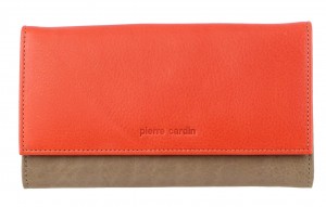 Pierre Cardin Multi Color Leather Wallet Bi-Fold Wallets Dam Orange | KLMBTC682