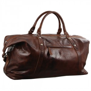 Pierre Cardin Rustic Leather Business Overnight Bag Overnight Bags Herr Bruna | ZXATFU729
