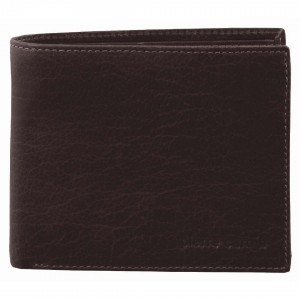 Pierre Cardin Rustic Leather Tri-Fold Wallet Trefaldig Plånbok Herr Bruna | ZLOABN108