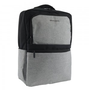 Pierre Cardin Travel & Business Backpack with Built-in USB Port Reseryggsäck Travel Grå | UCPDJV846