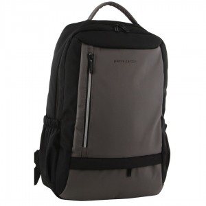 Pierre Cardin Travel & Business Backpack with Built-in USB Port Laptop Travel Mörkgrå | TGUCOZ795