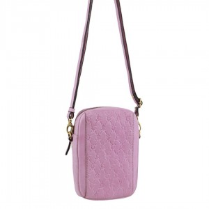 Pierre Cardin leather Textured Design Phone Bag Clutch Dam Rosa | OAZSWR856