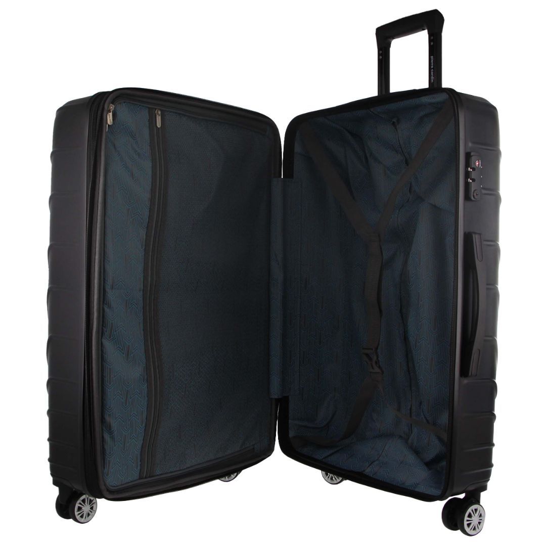 Pierre Cardin 54cm CABIN Hard Shell Case Cabin Cases Travel Svarta | WZCADJ172