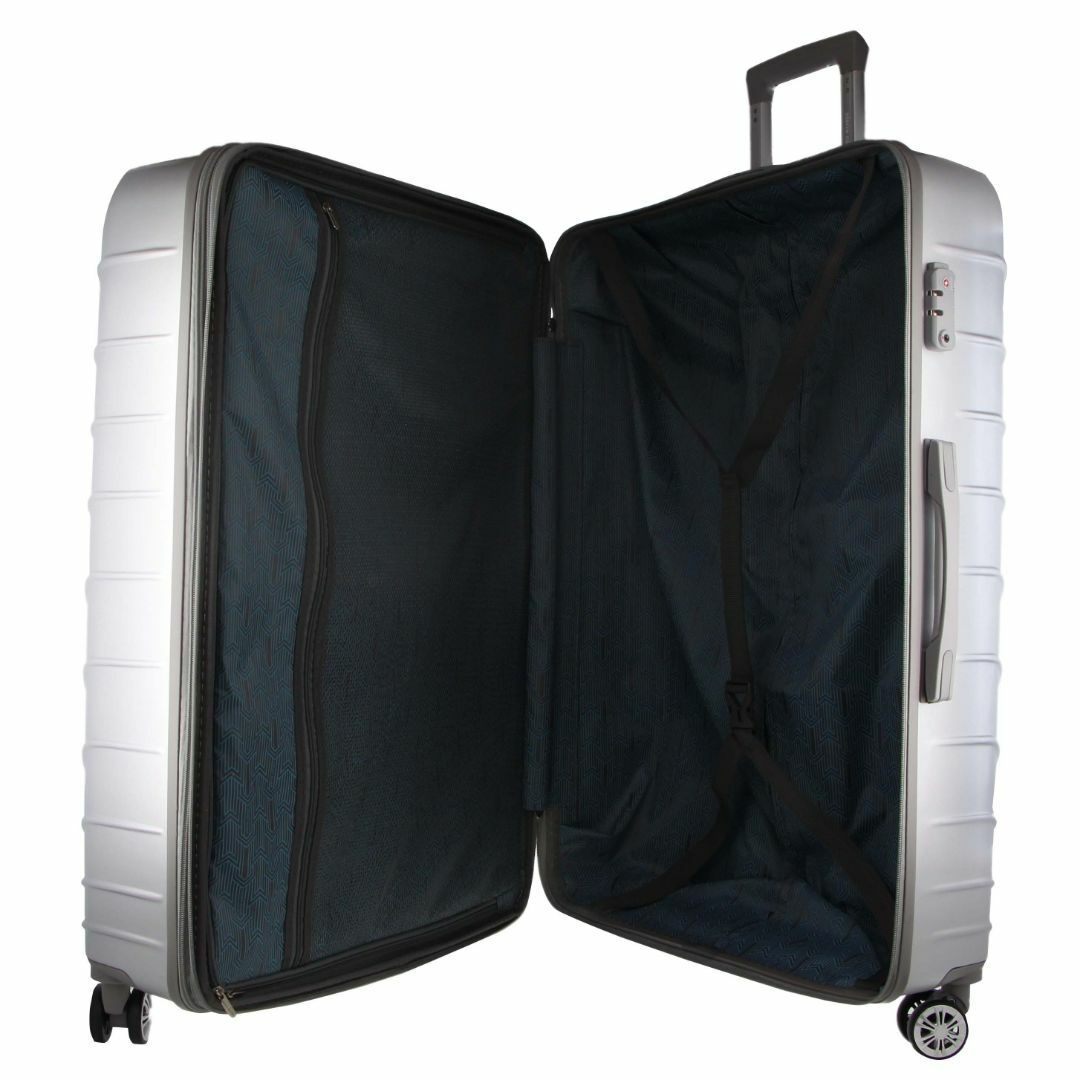 Pierre Cardin 54cm CABIN Hard Shell Case Hard Shell Cases Travel Silver | JLHVRZ468