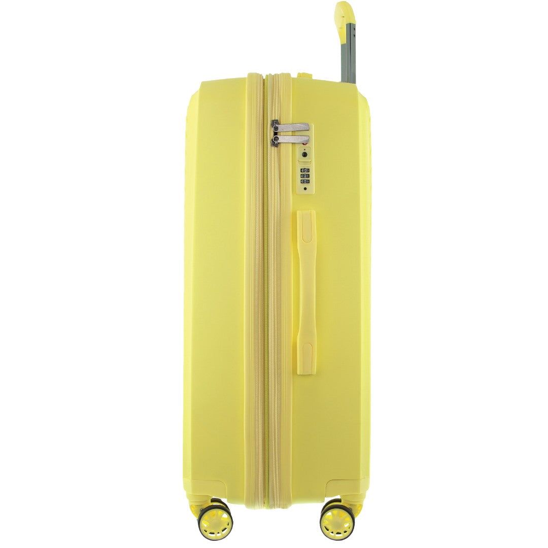Pierre Cardin 65cm Medium Hard-Shell Suitcase Medium Cases Travel Gula | TENWJV786