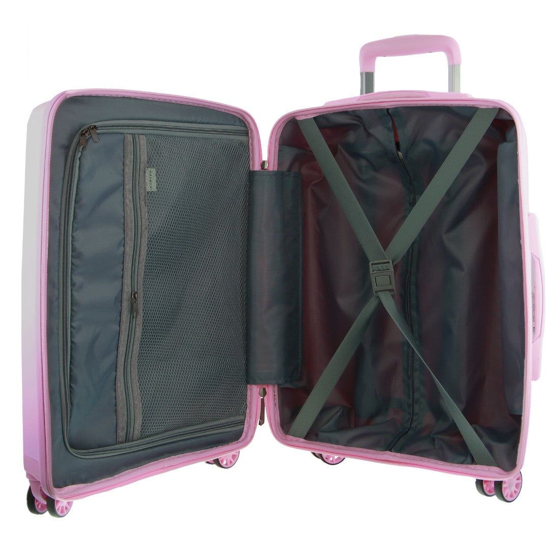 Pierre Cardin 65cm Medium Hard-Shell Suitcase Hard Shell Cases Travel Rosa | QBYCAH045