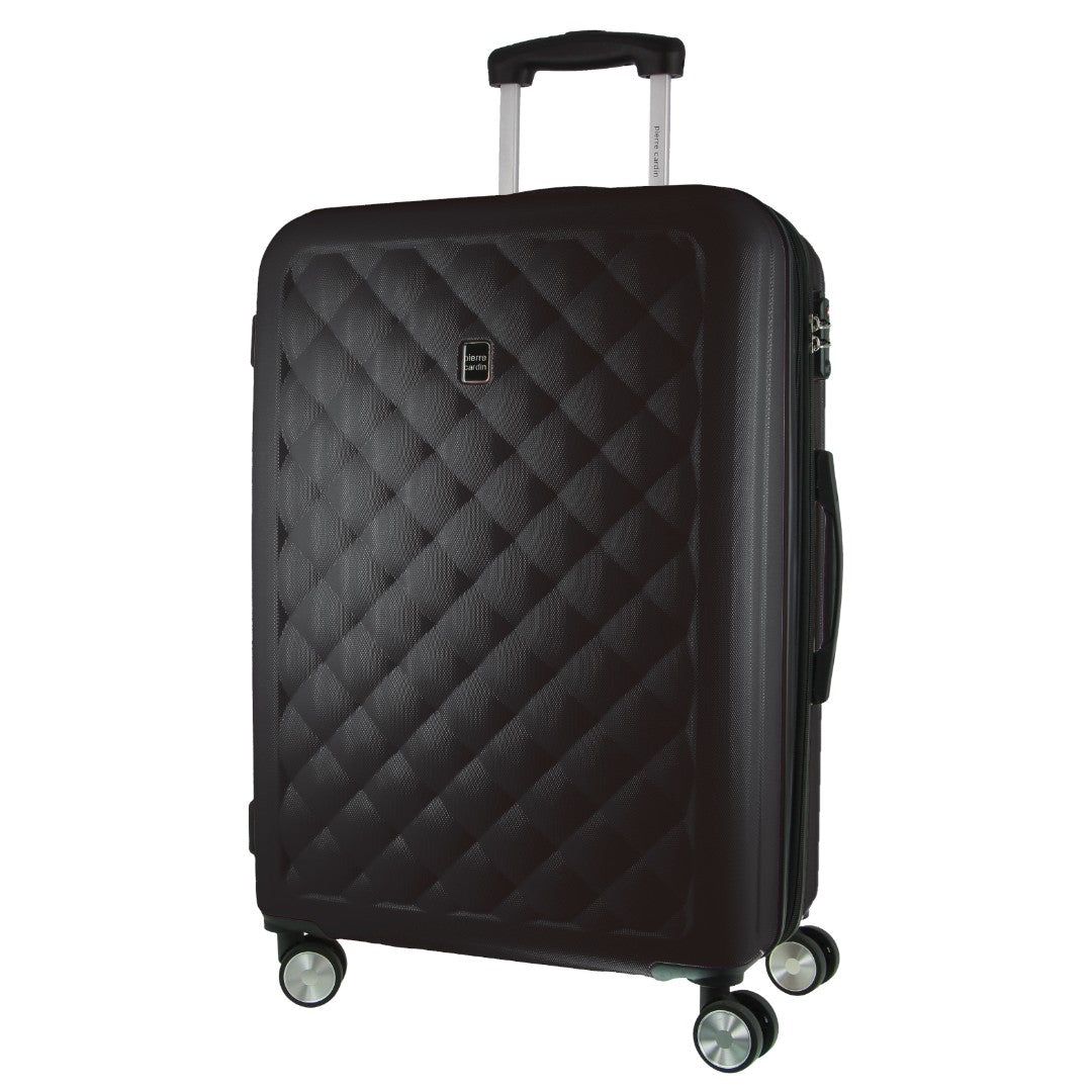 Pierre Cardin 70cm MEDIUM Hard Shell Case Resväskor Travel Svarta | MOJZLQ451