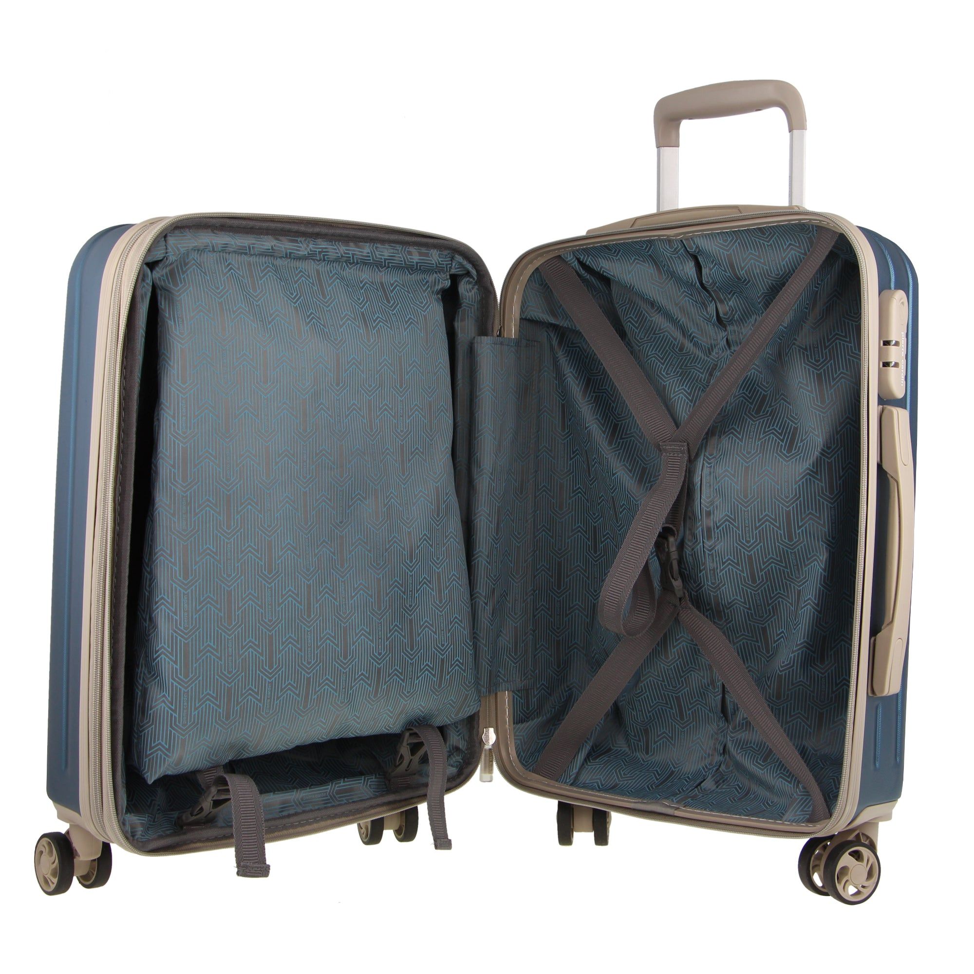 Pierre Cardin 70cm Medium Hard-Shell Suitcase Medium Cases Travel Blå | MQRHVP562