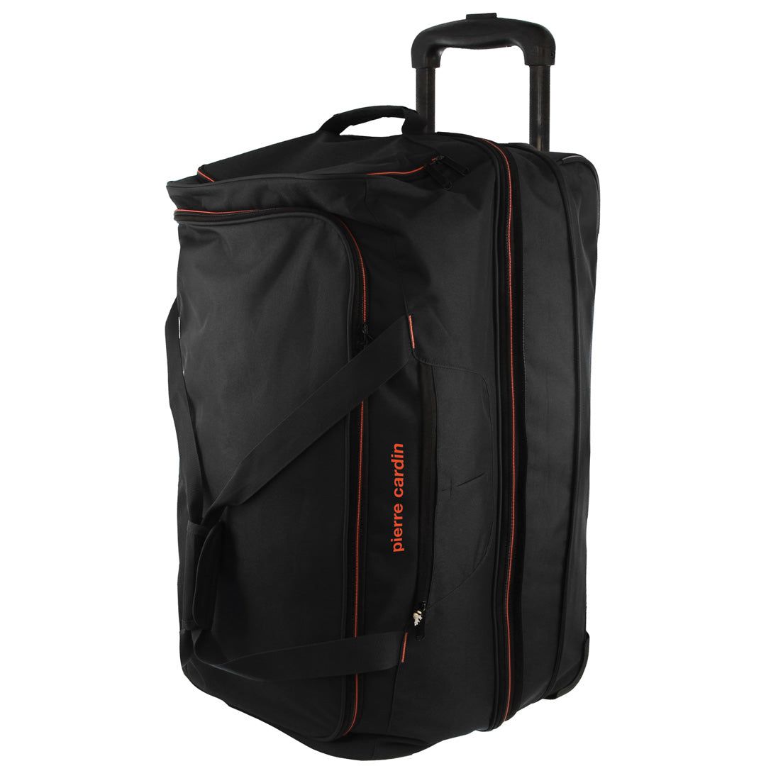 Pierre Cardin 72cm Medium Soft Trolley Case Trolley Cases Travel Svarta | ZWIURA930