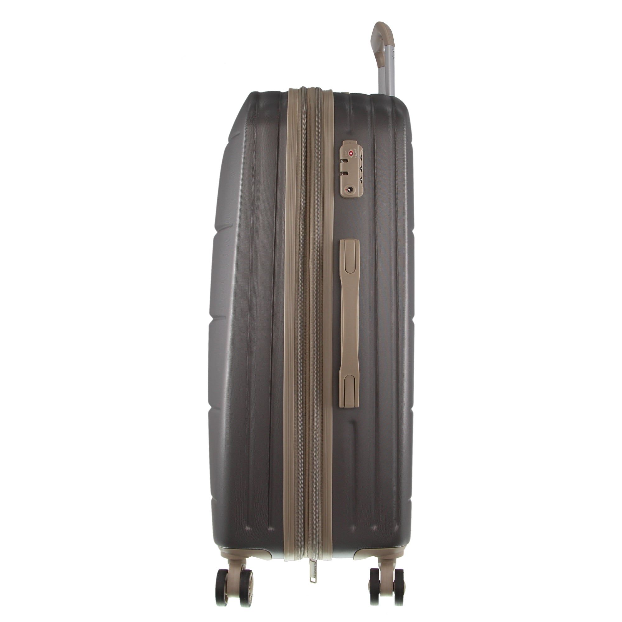 Pierre Cardin 80cm Large Hard-Shell Suitcase Large Cases Travel Mörkgrå | MTZQBE576