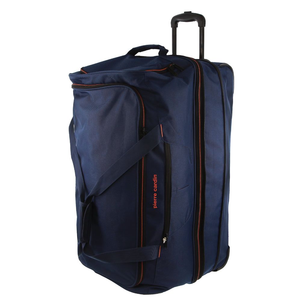 Pierre Cardin 82cm Large Soft Trolley Case Soft Shell Cases Travel Marinblå | TDBWUR165