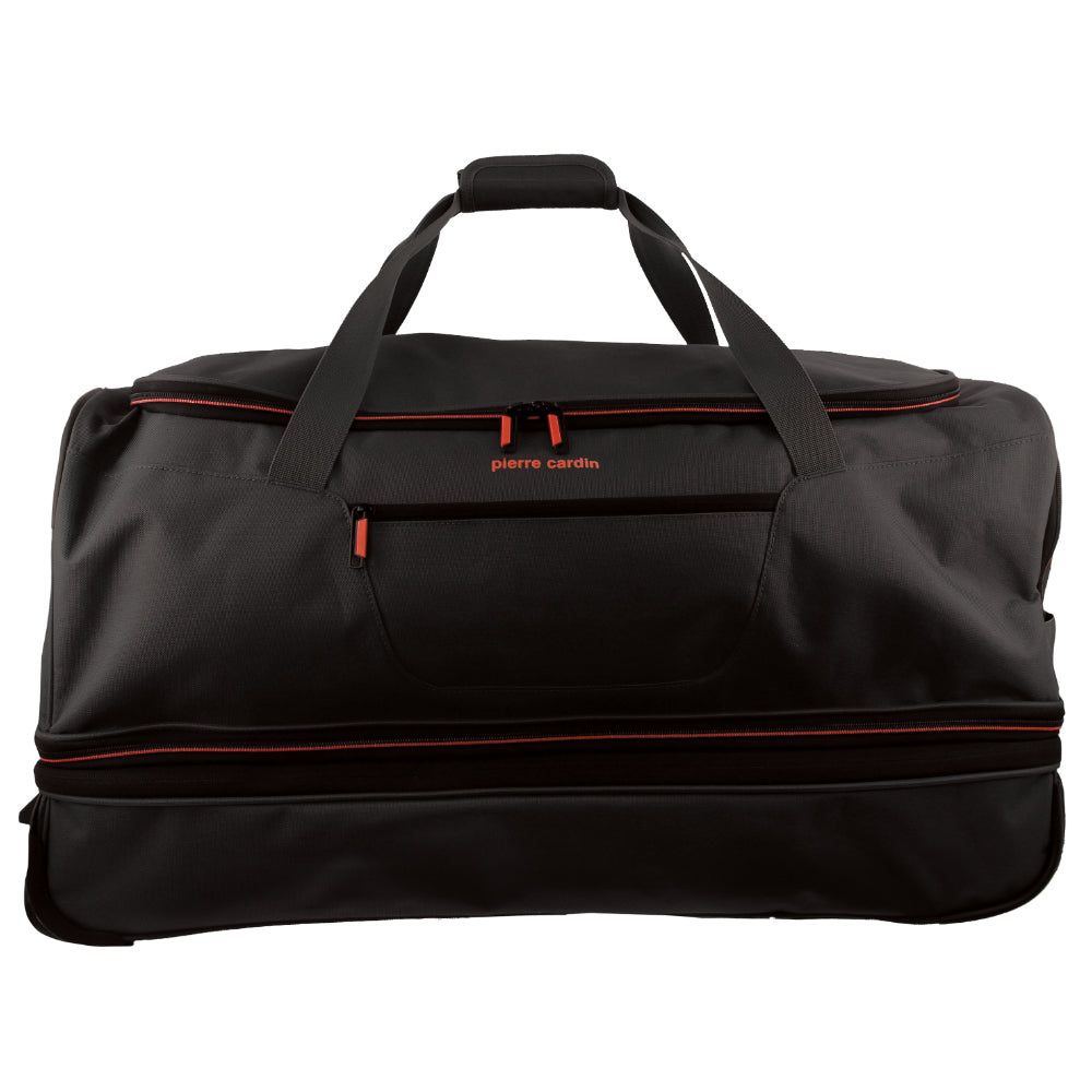Pierre Cardin 82cm Large Soft Trolley Case Soft Shell Cases Travel Svarta | RATFZG035