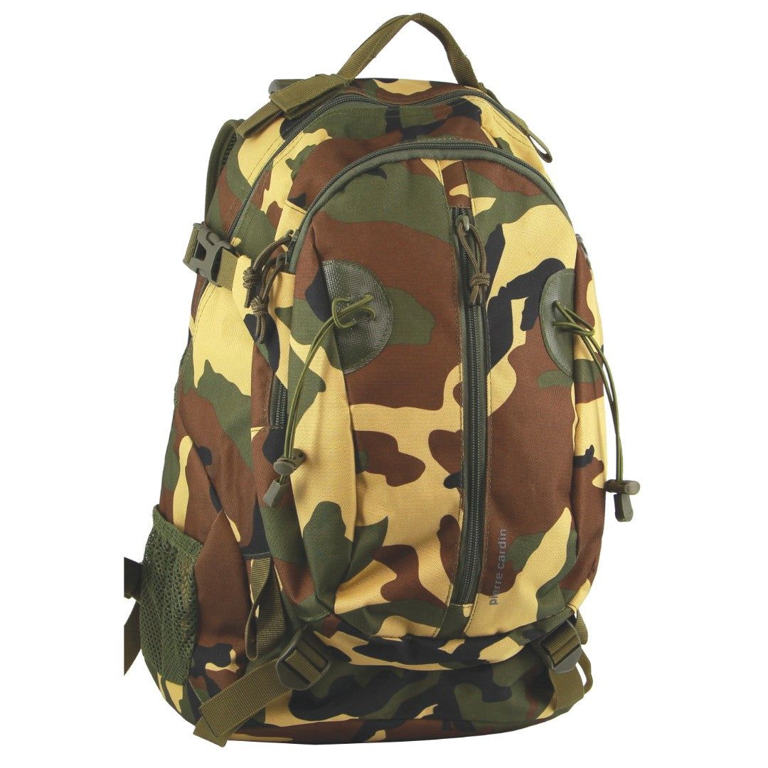 Pierre Cardin Adventure Travel & Casual Backpack Reseryggsäck Travel Camouflage | BPKWIC829