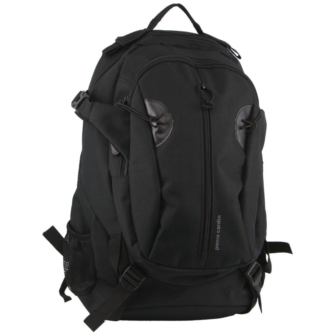 Pierre Cardin Adventure Travel & Casual Backpack Reseryggsäck Travel Svarta | LKOUVY784