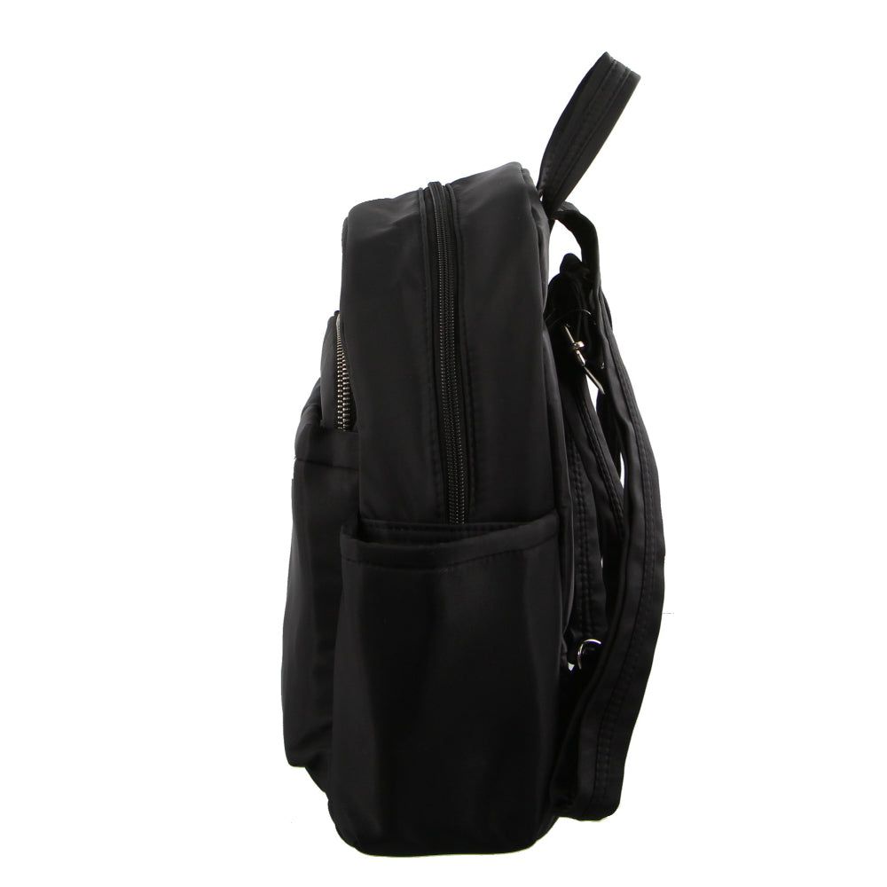 Pierre Cardin Anti-Theft Backpack Reseryggsäck Travel Svarta | XGUTKE842