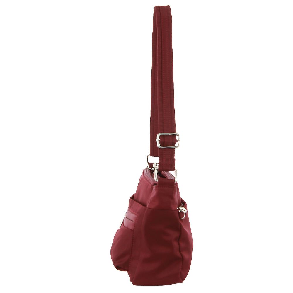 Pierre Cardin Anti-Theft Cross-Body Bag Anti-Theft Range Dam Vinröda | QMFNES291