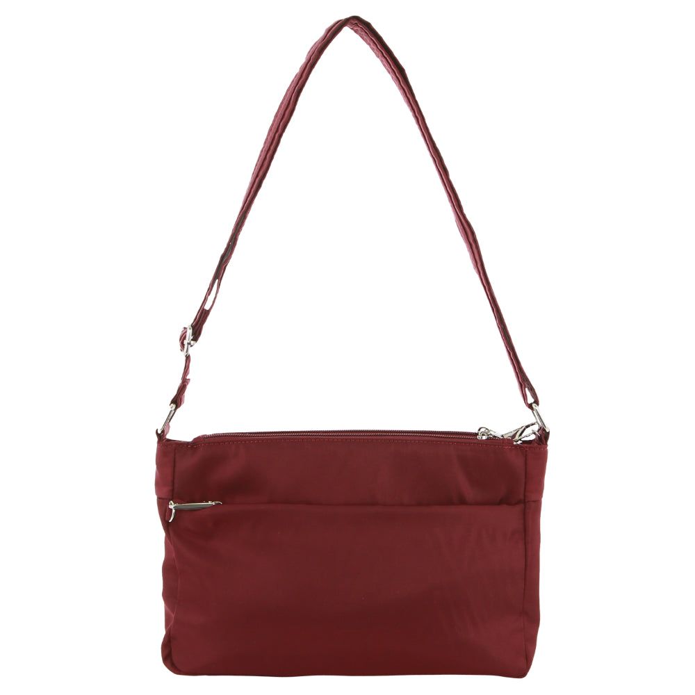 Pierre Cardin Anti-Theft Cross-Body Bag Anti-Theft Range Dam Vinröda | QMFNES291