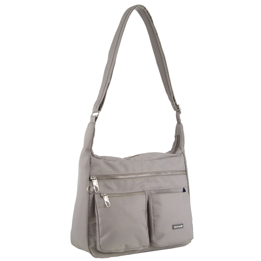 Pierre Cardin Anti-Theft Cross Body Bag Anti-Theft Range Travel Grå Bruna | IUWHOC795