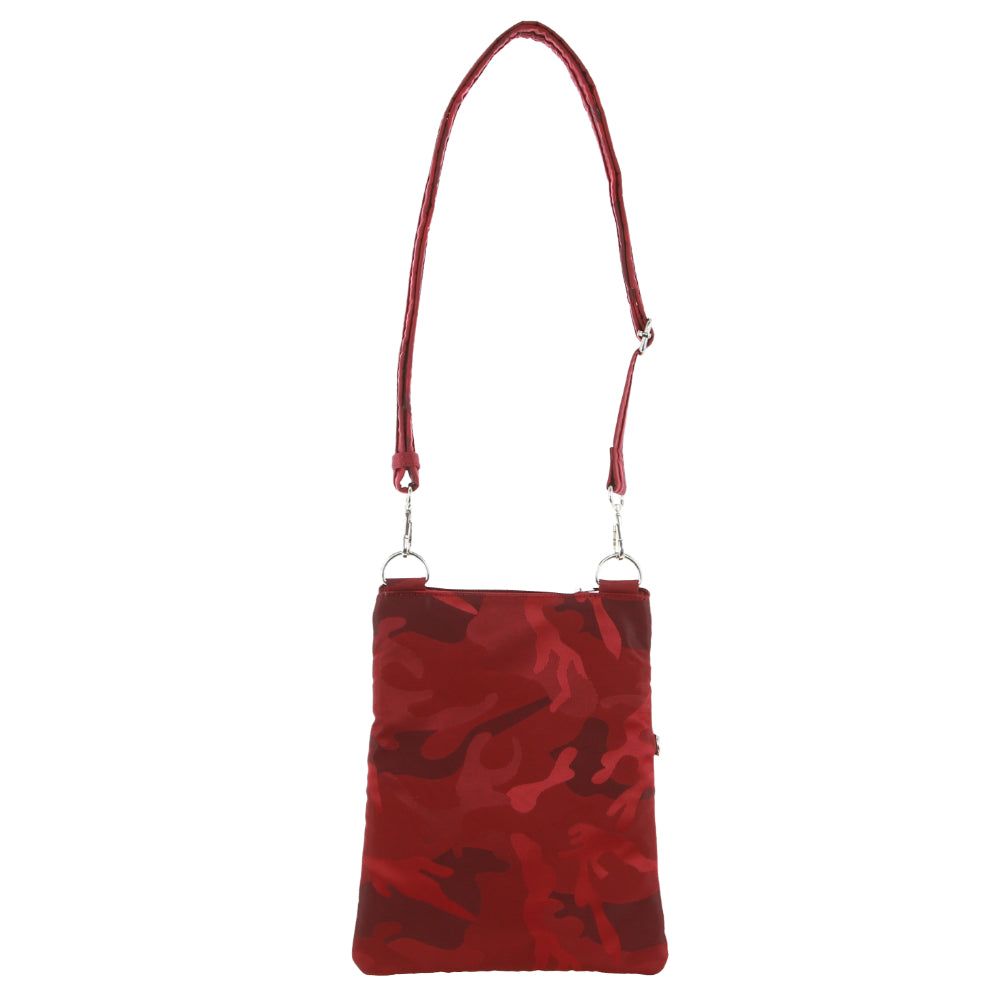 Pierre Cardin Anti-Theft Cross Body Bag Anti-Theft Range Dam Vinröda Camo | EIADYJ289