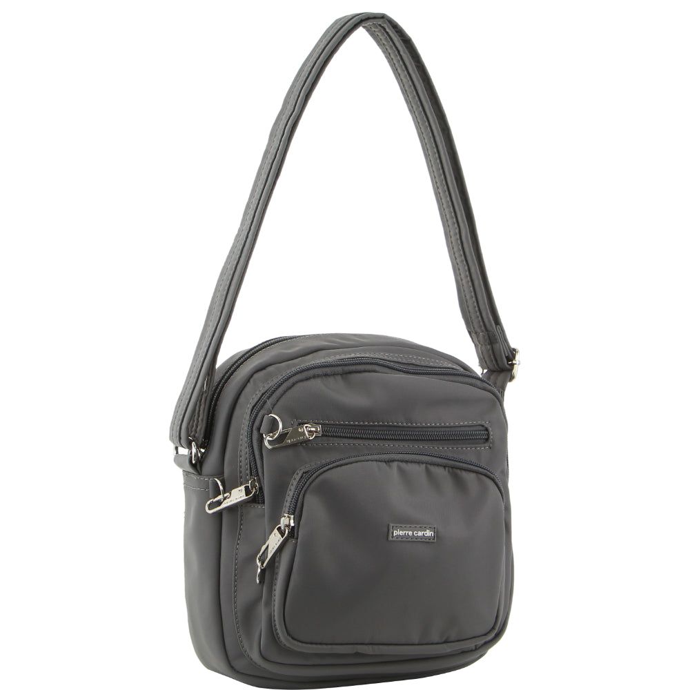 Pierre Cardin Anti-Theft Cross Body Bag Anti-Theft Range Travel Grå | WUBZRO602